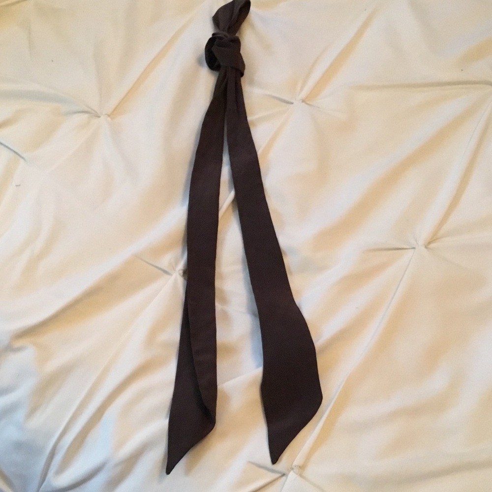 Women’s-EUC-Mahogany Brown Skinny Scarf Tie/Sash/Belt